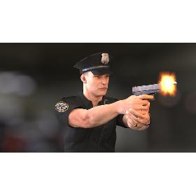3D model Police Officer Ultra PBR 2020 Rigged V2